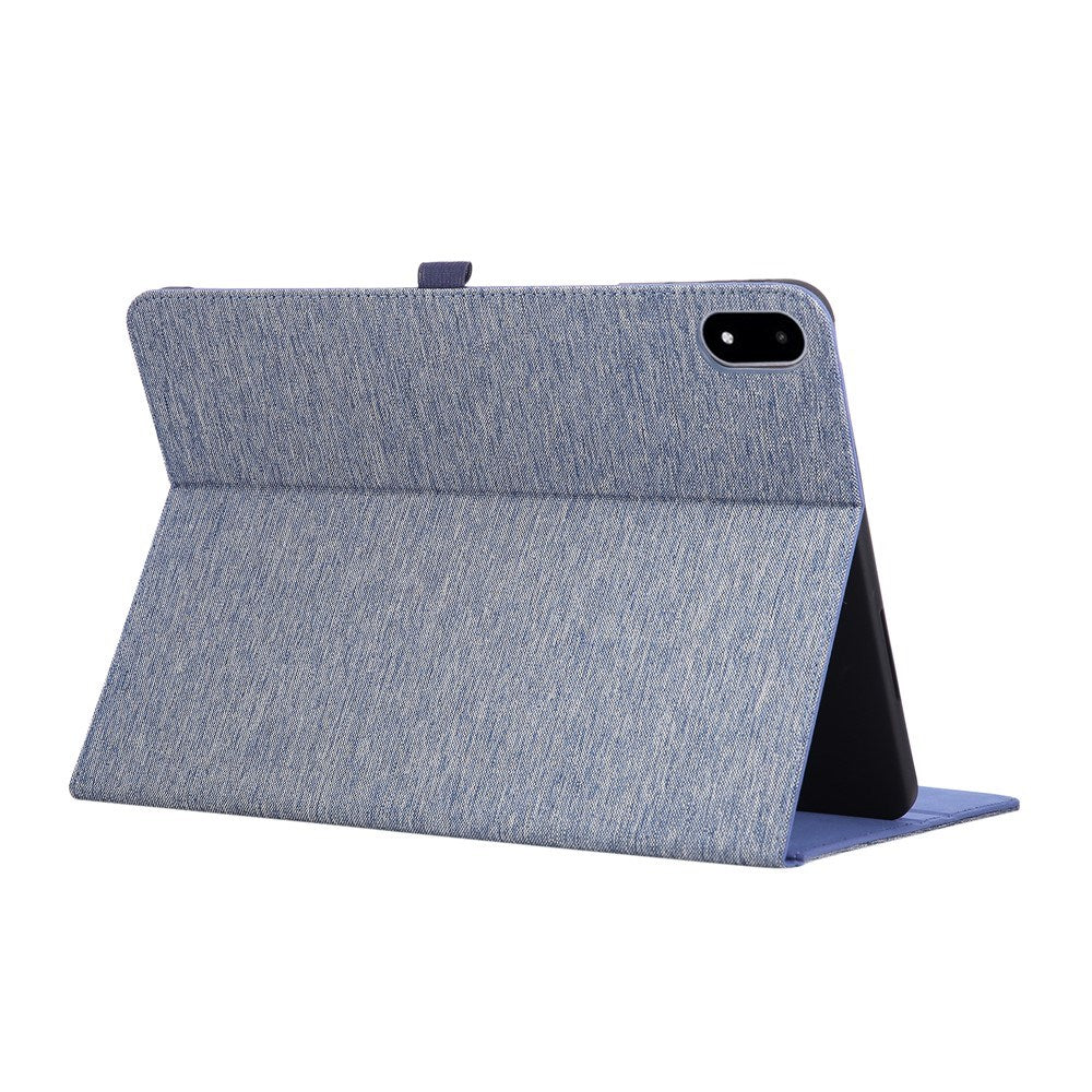 OnePlus Pad 3 Konstläder Fodral m. Korthållare & Ställfunktion - Blå