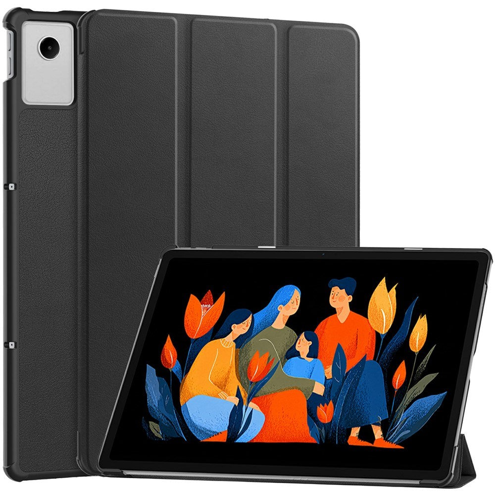 Lenovo Idea Tab Plus 12,1" EDIERWOOD Konstläder Fodral med Stativfunktion - Svart