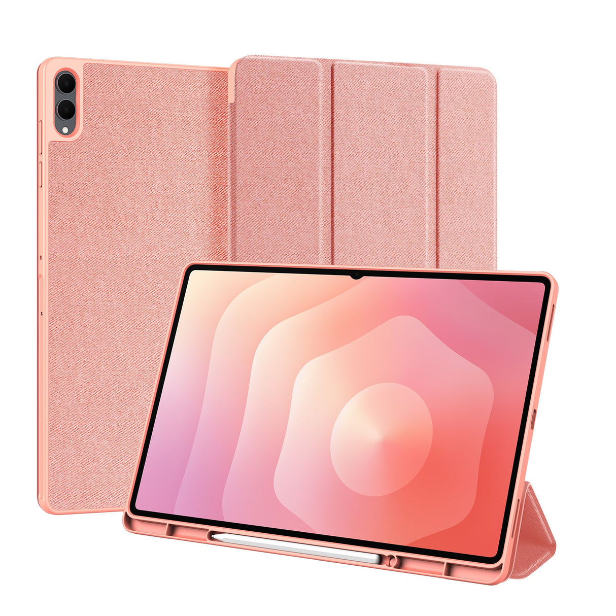 Samsung Galaxy Tab S11 Ultra DUX DUCIS DOMO Series Fodral med Pennhållare - Rosa