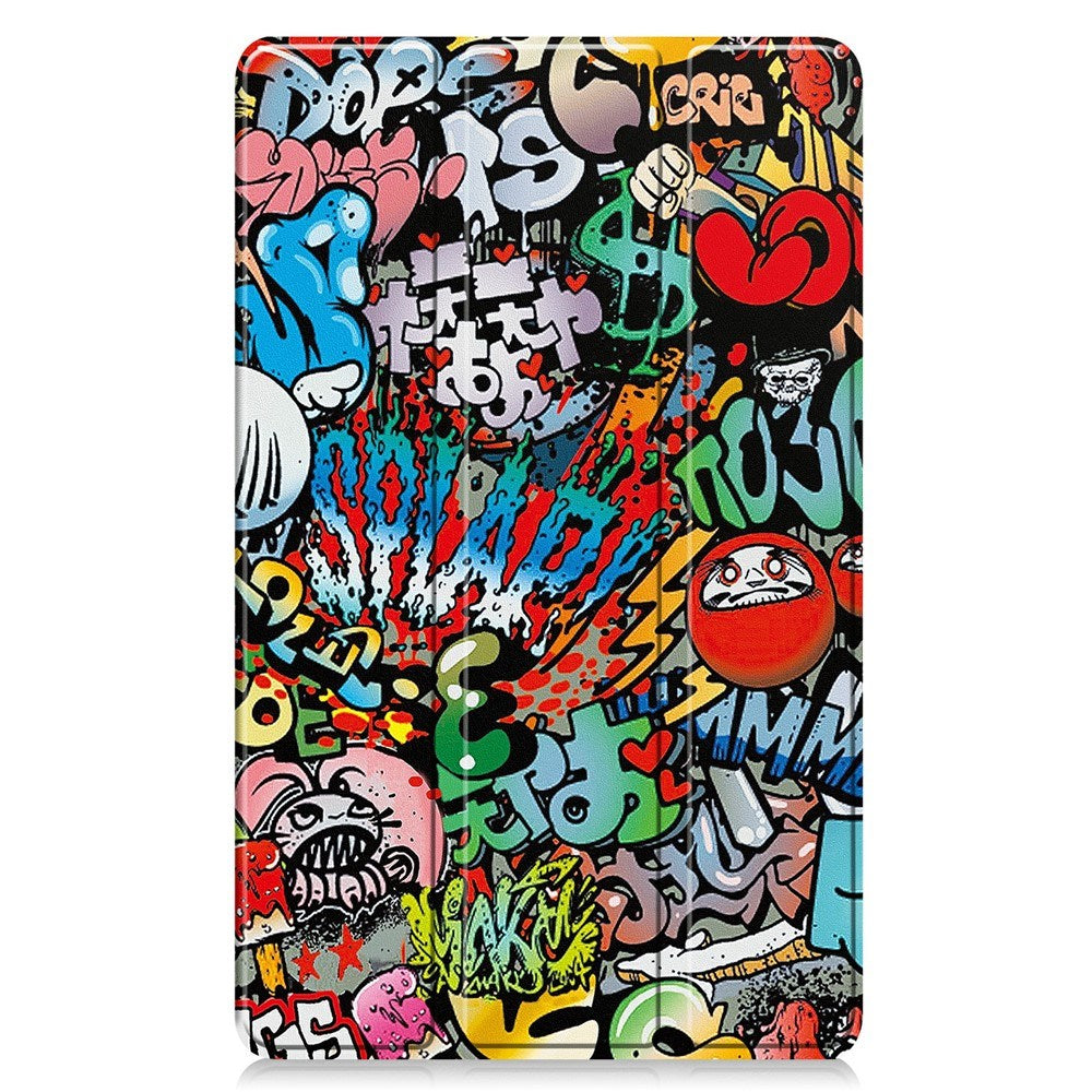 EIDERWOOD Samsung Galaxy Tab A11 Konstläder Fodral med Motiv - Graffiti