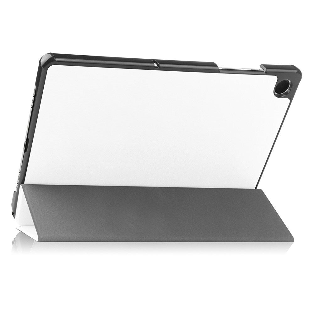 Samsung Galaxy Tab A11+ (Plus) EIDERWOOD Konstläder Fodral med Stativfunktion - Vit