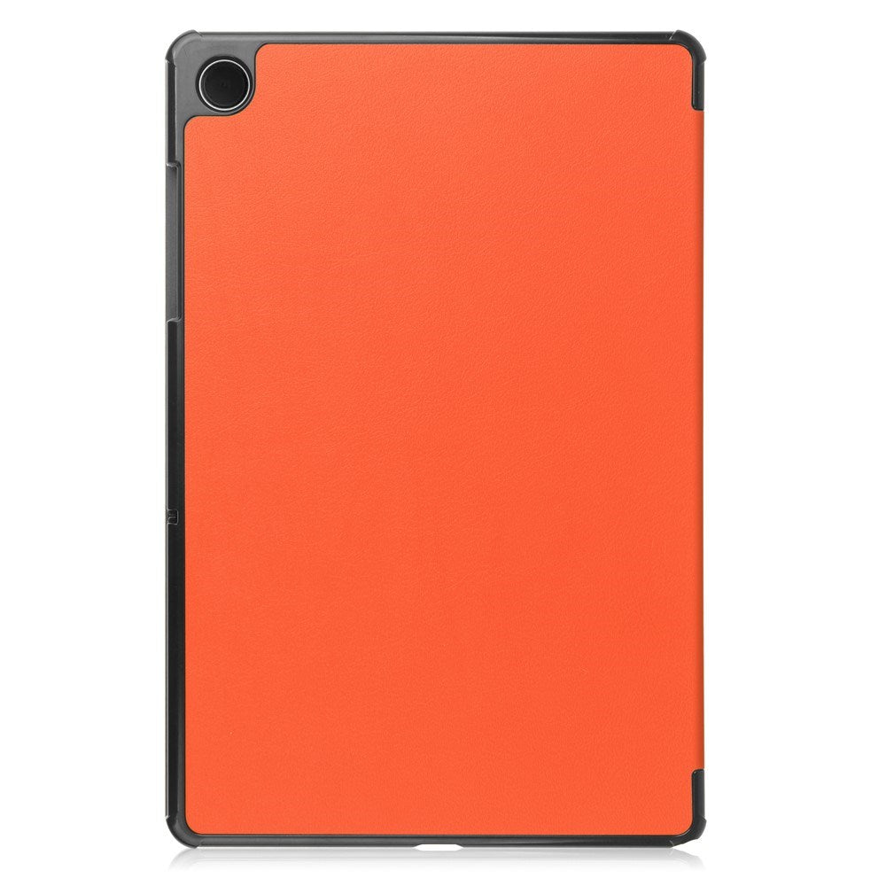 Samsung Galaxy Tab A11+ (Plus) EIDERWOOD Konstläder Fodral med Stativfunktion - Orange