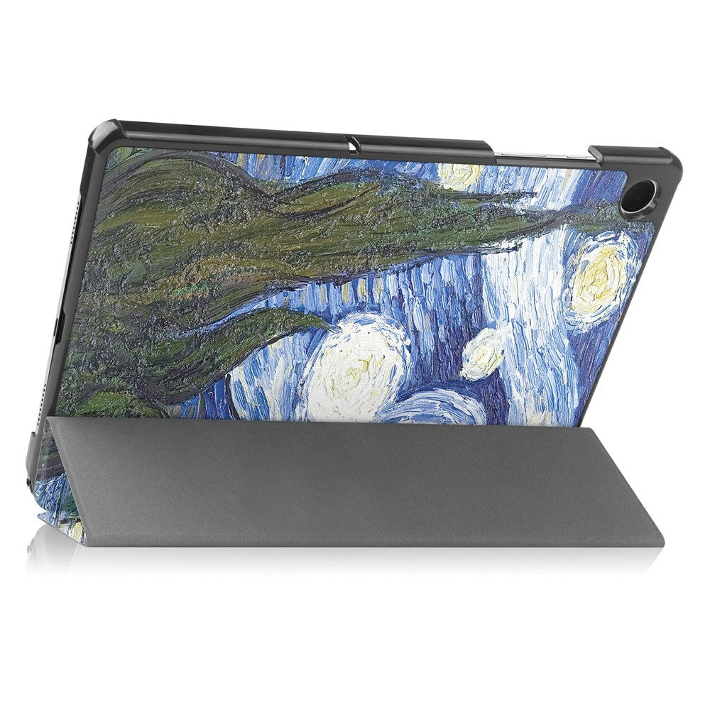 Samsung Galaxy Tab A11+ (Plus) EIDERWOOD Konstläder Fodral med Motiv - Stjärnhimmel