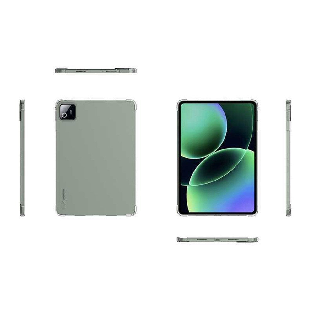 Xiaomi Pad 8 / 8 Pro EIDERWOOD Flexibelt Plast Skal m. Förstärkta Hörn – Genomskinlig