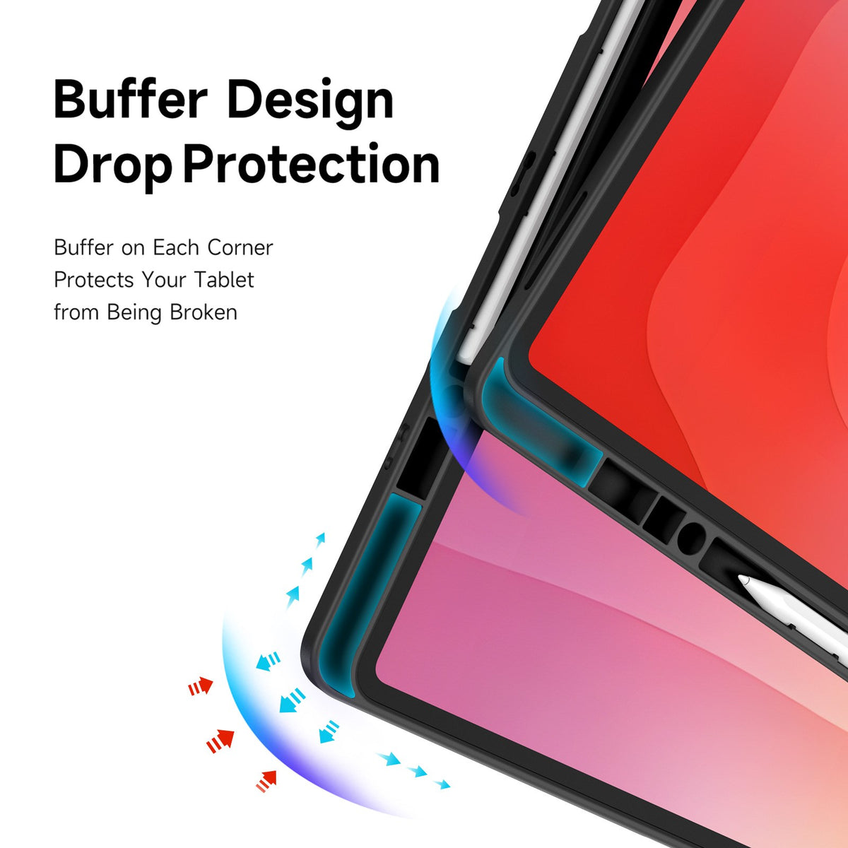 Samsung Galaxy Tab S12 Ultra / S11 Ultra DUX DUCIS Origami Hybrid Konstläder Fodral - Svart