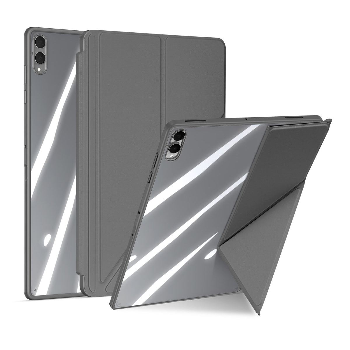 Samsung Galaxy Tab S12 Ultra / S11 Ultra DUX DUCIS Origami Hybrid Konstläder Fodral - Grå