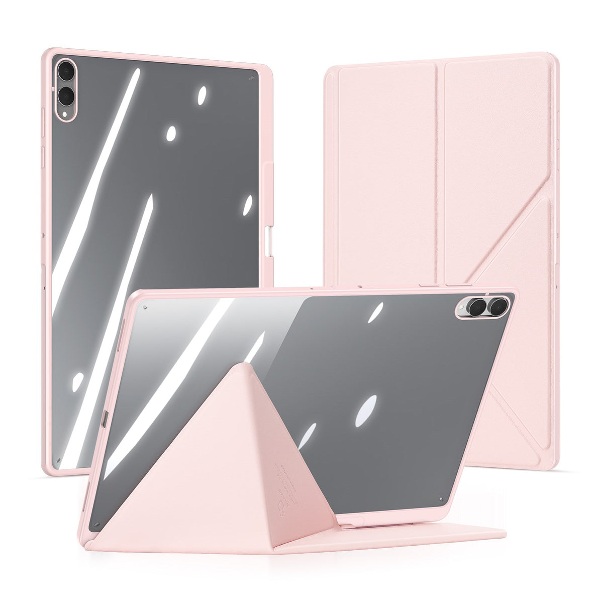 Samsung Galaxy Tab S12 Ultra / S11 Ultra DUX DUCIS Origami Hybrid Konstläder Fodral - Rosa