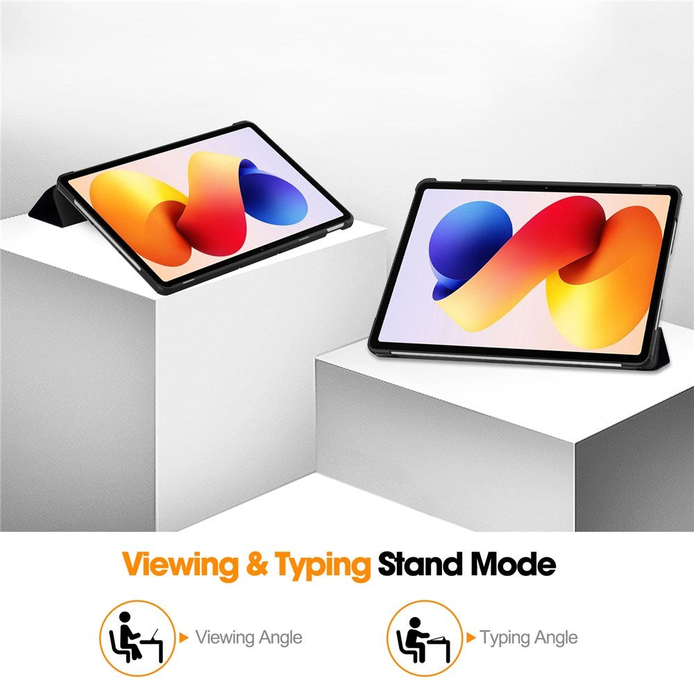 Xiaomi Redmi Pad 2 Pro EIDERWOOD Konstläder Fodral med Motiv - "Don't Touch Me"