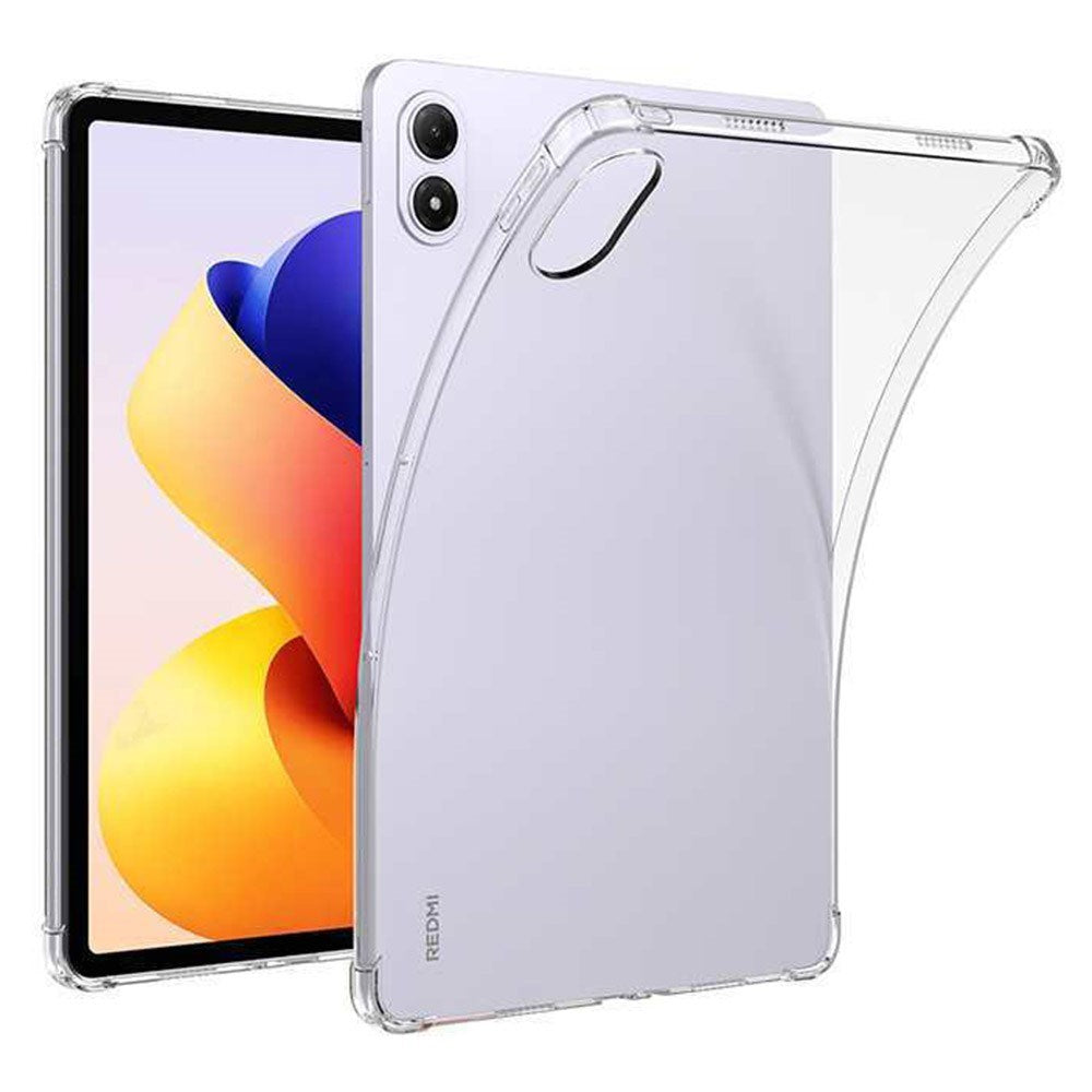 Xiaomi Redmi Pad 2 Pro EIDERWOOD Flexibelt Plast Skal m. Förstärkta Hörn – Genomskinlig