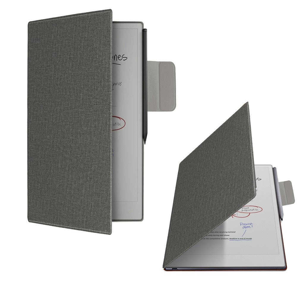 EIDERWOOD ReMarkable Paper Pro Move Magnetisk Konstläder Fodral - Grå