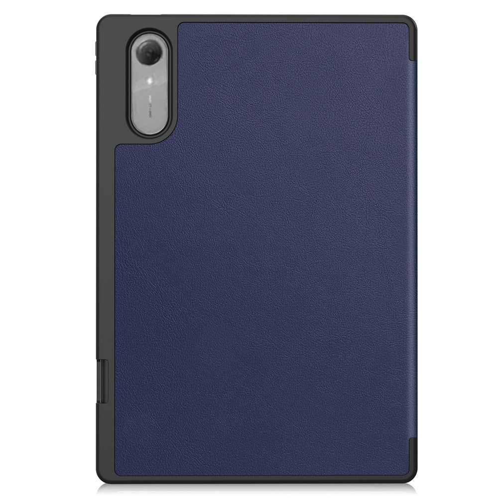 Lenovo Idea Tab Pro (2. Gen.) 13" EIDERWOOD Konstläder Fodral m. Stativfunktion & Pencil Hållare - Blå