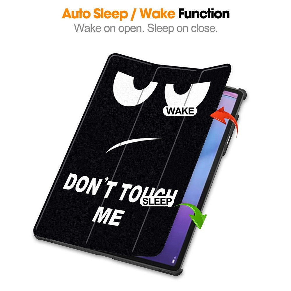 Lenovo Idea Tab Pro Gen2 13" EDIERWOOD Konstläder Fodral med Stativfunktion – "Don't Touch Me"