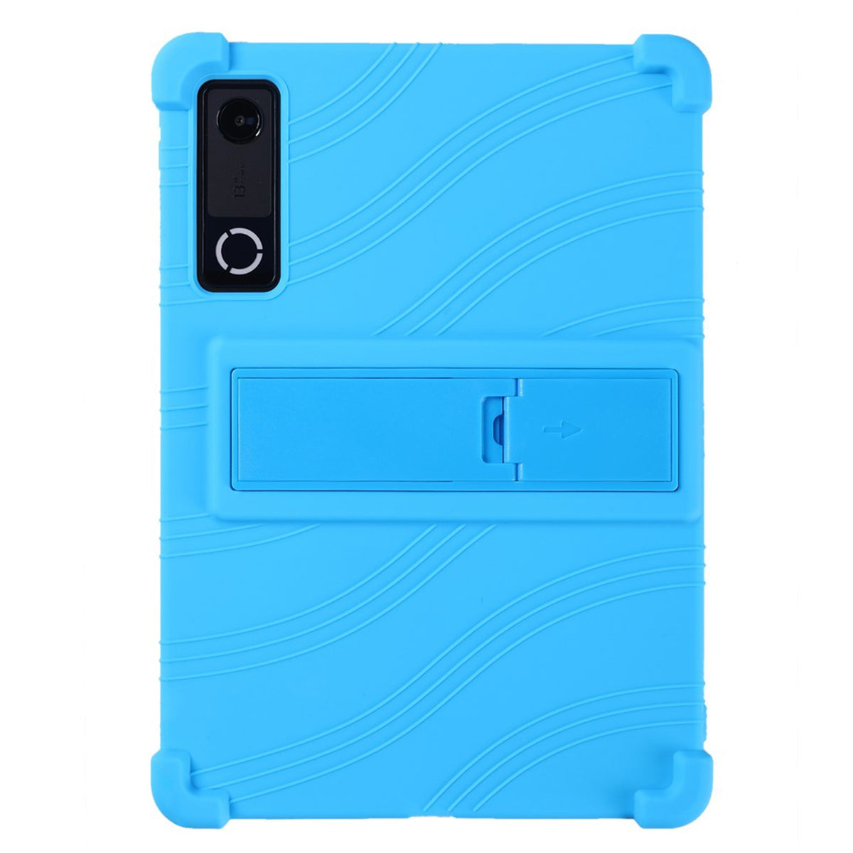 Lenovo Yoga Tab Gen 2 11.1" EIDERWOOD Robust Silikon Skal m. Justerbart Kickstand & Stötdämpande Hörn - Ljusblå