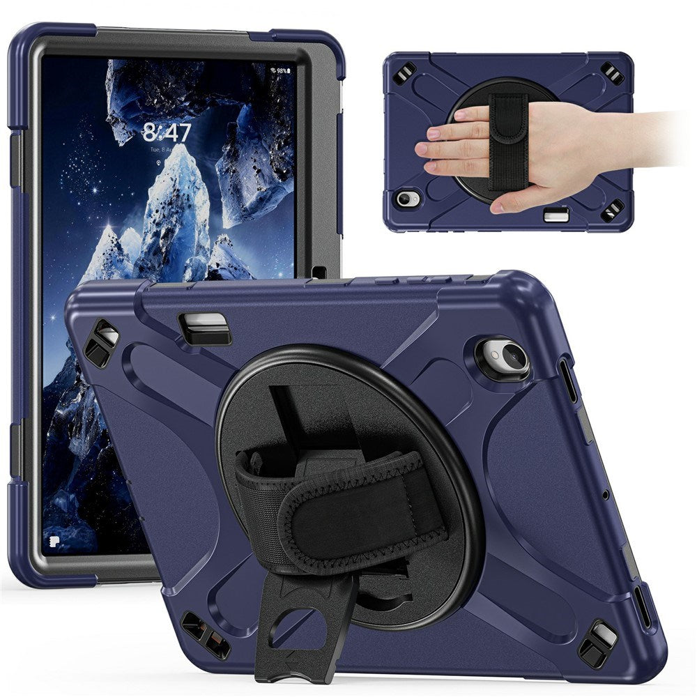 Samsung Galaxy Tab S12+ (Plus) EIDERWOOD Hybrid Hantverkare Skal m. Stöd - Mörkblå