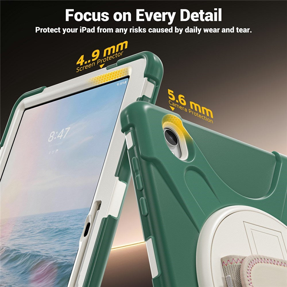 Samsung Galaxy Tab S12+ (Plus) EIDERWOOD Hybrid Hantverkare Skal m. Stöd - Grön