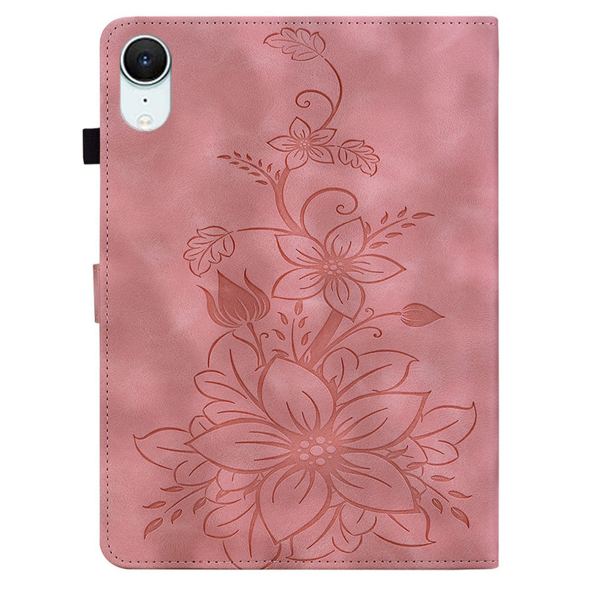 iPad Mini (2026) 8. Gen. EIDERWOOD Blommönstrat Textur Konstläder Fodral - Rosa