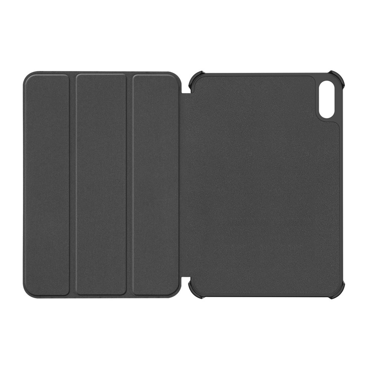 iPad Mini (2026) 8. Gen. EIDERWOOD Konstläder Tri-Fold Fodral m. Stödfunktion - Svart