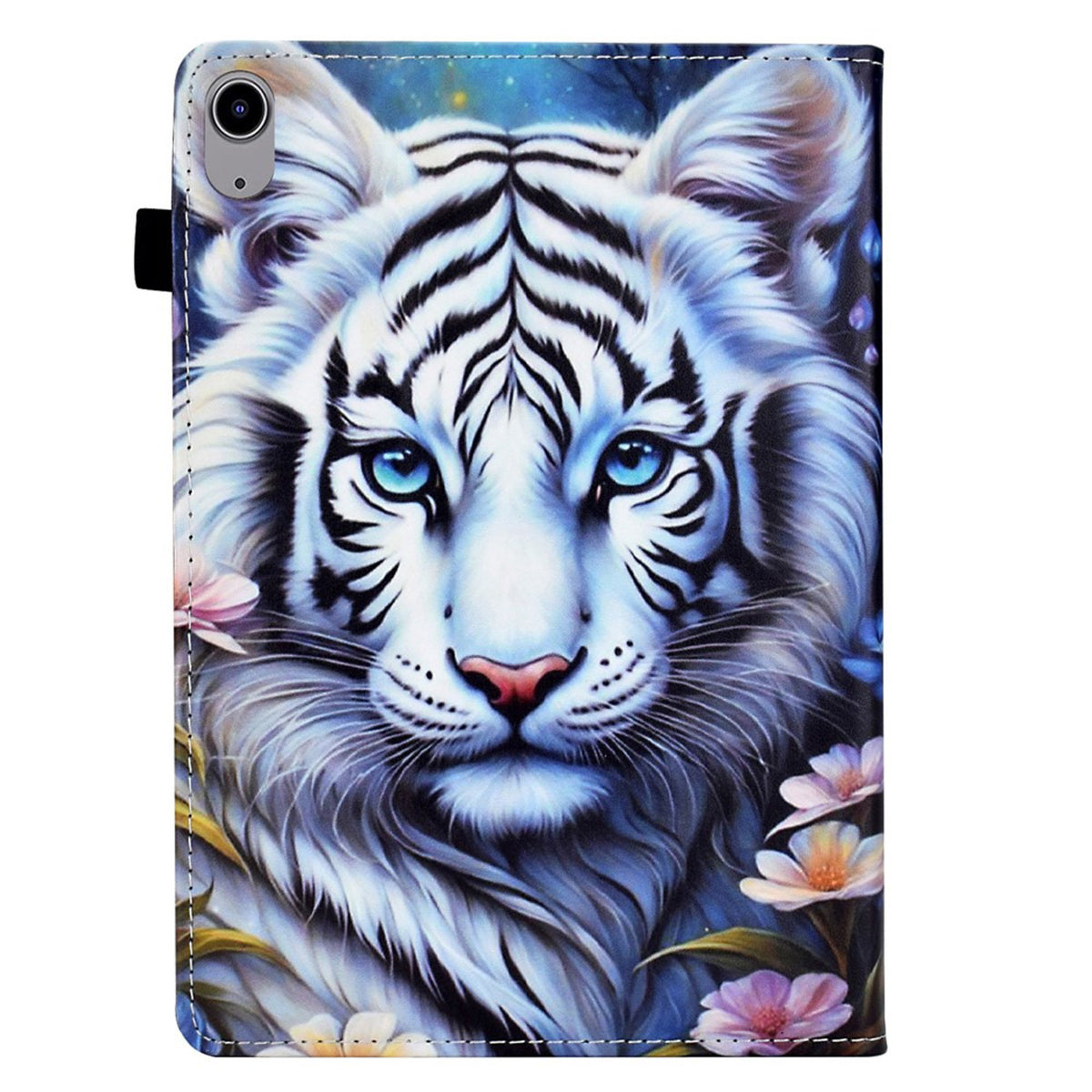 iPad Mini (2026) 8. Gen. EIDERWOOD Konstläder Fodral m. Kortfack - Tiger
