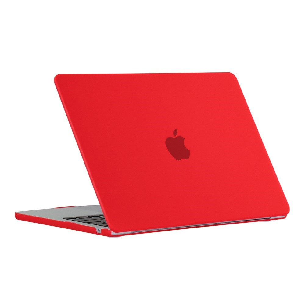 MacBook Air 13" M2/M3/M4 (2022-2025) Matt Plast Skal - Röd
