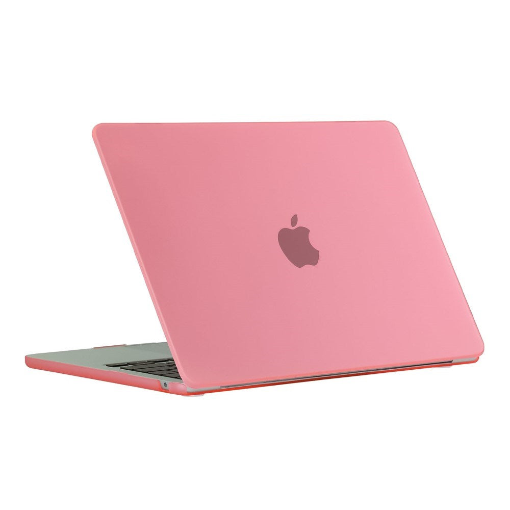 MacBook Air 13" M2/M3/M4 (2022-2025) Matt Plast Skal - Pink