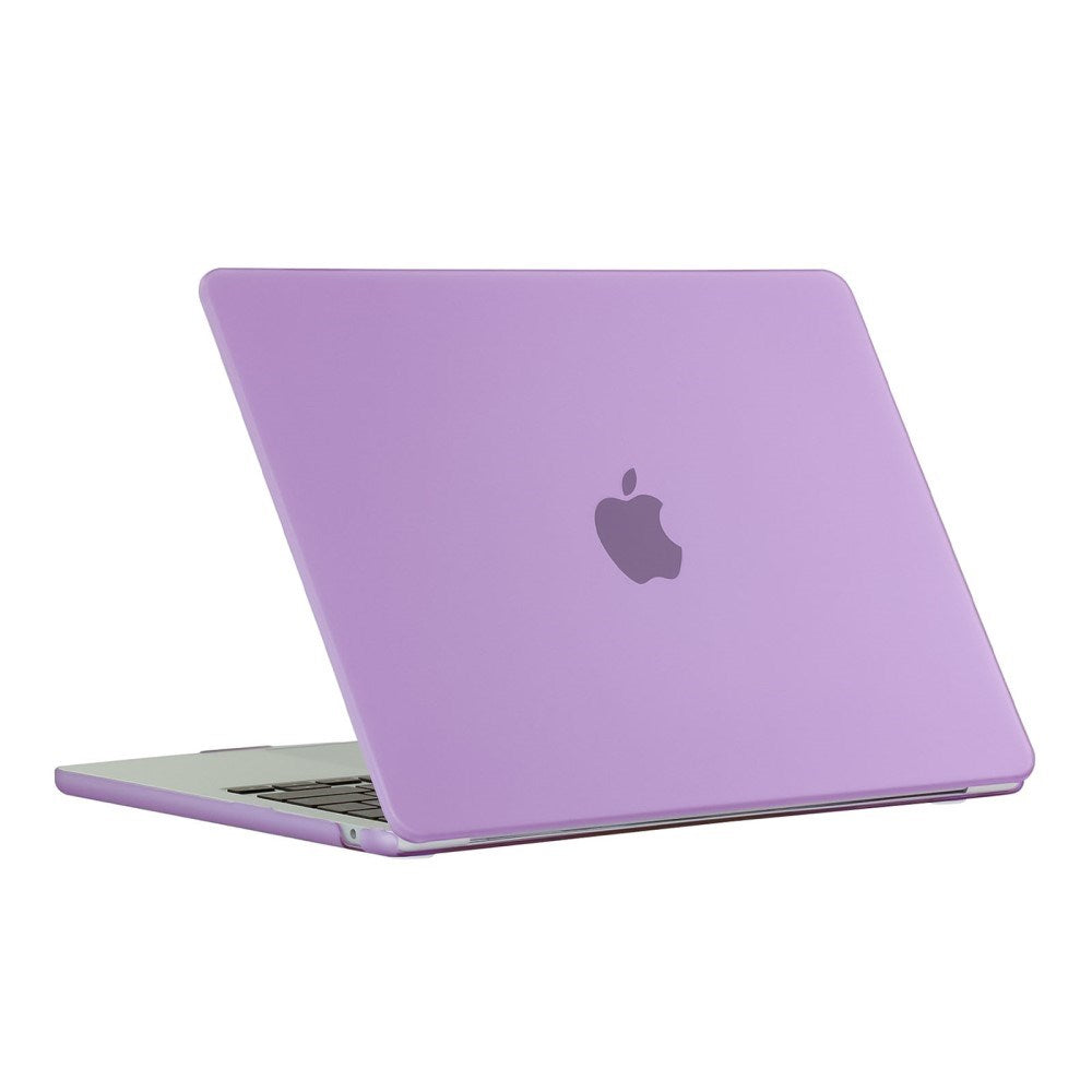 MacBook Air 13" M2/M3/M4 (2022-2025) Matt Plast Skal - Lila