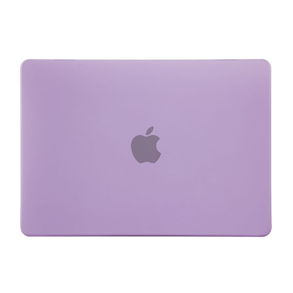 MacBook Air 13" M2/M3/M4 (2022-2025) Matt Plast Skal - Lila