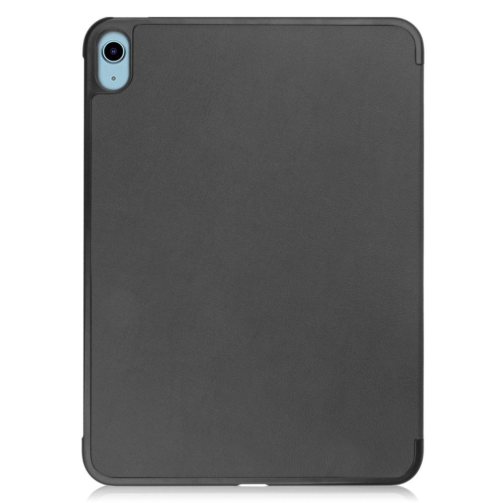 Apple iPad 11" (2025) / iPad 10.9" (2024/2022) PU Läder Tri-fold Fodral - Svart