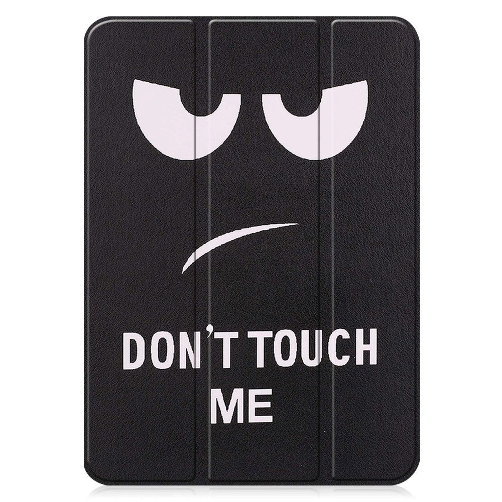 iPad 11" (2025) / iPad 10.9" (2024/2022) Fodral med Tri-Fold Stativ - "Don't Touch Me"