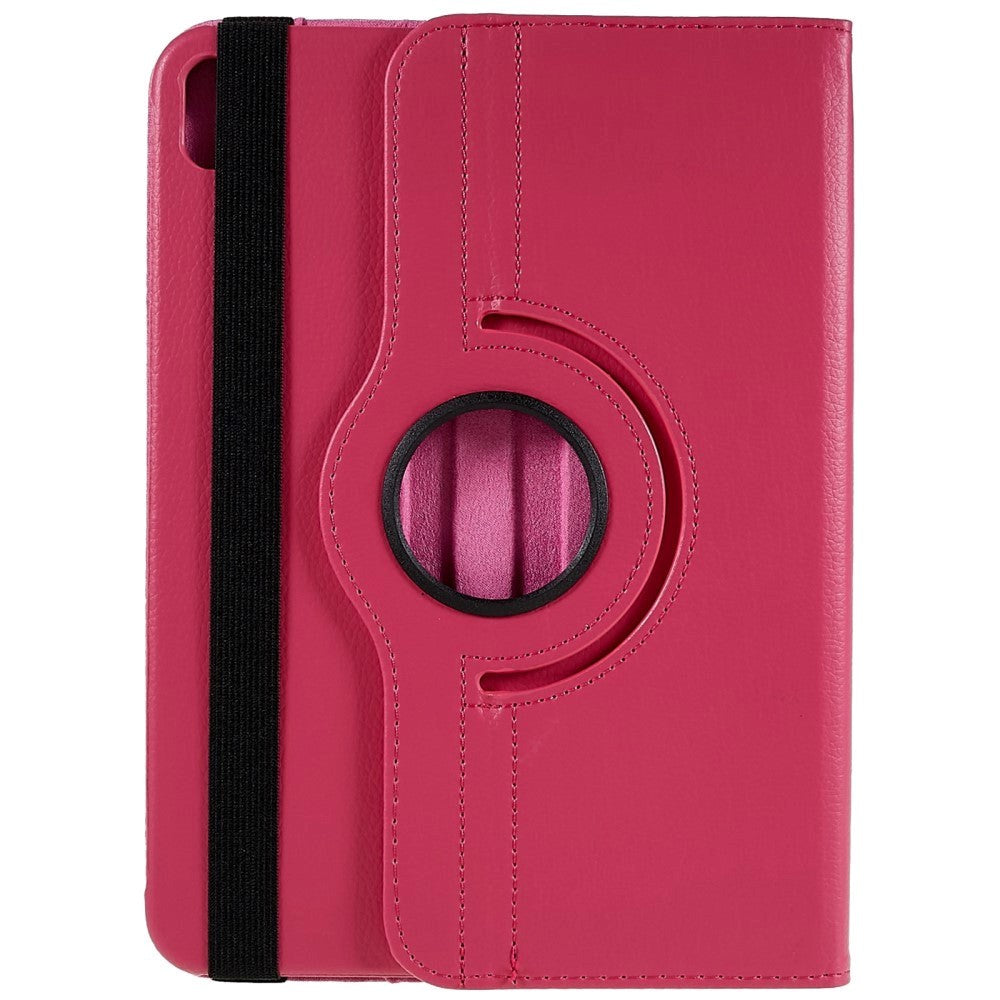 EIDERWOOD iPad 11" (2025) / iPad 10.9" (2024/2022) Klassiskt Läder Fodral m. 360⁰ Stativfunktion - Rose