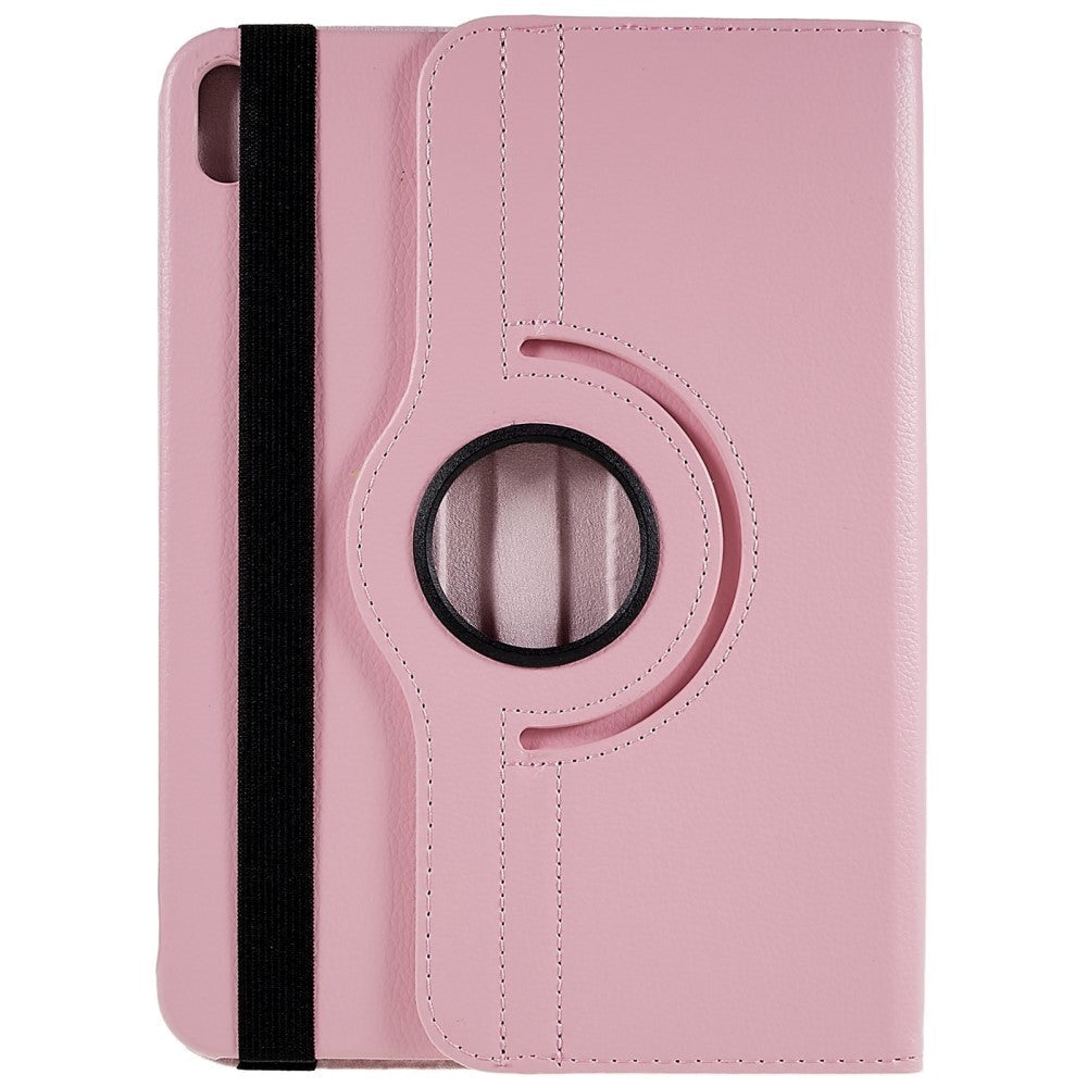EIDERWOOD iPad 11" (2025) / iPad 10.9" (2024/2022) Klassiskt Läder Fodral m. 360⁰ Stativfunktion - Rosa