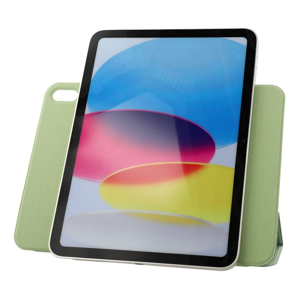 EIDERWOOD iPad 11" (2025) / iPad 10.9" (2024/2022) Magnetiskt Tri-Fold Fodral - Ljusgrön