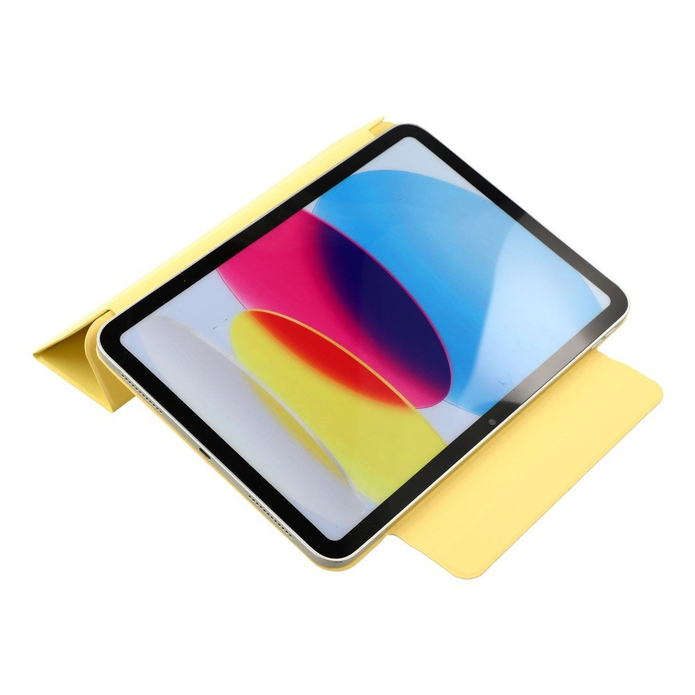 EIDERWOOD iPad 11" (2025) / iPad 10.9" (2024/2022) Magnetiskt Tri-Fold Fodral - Gul