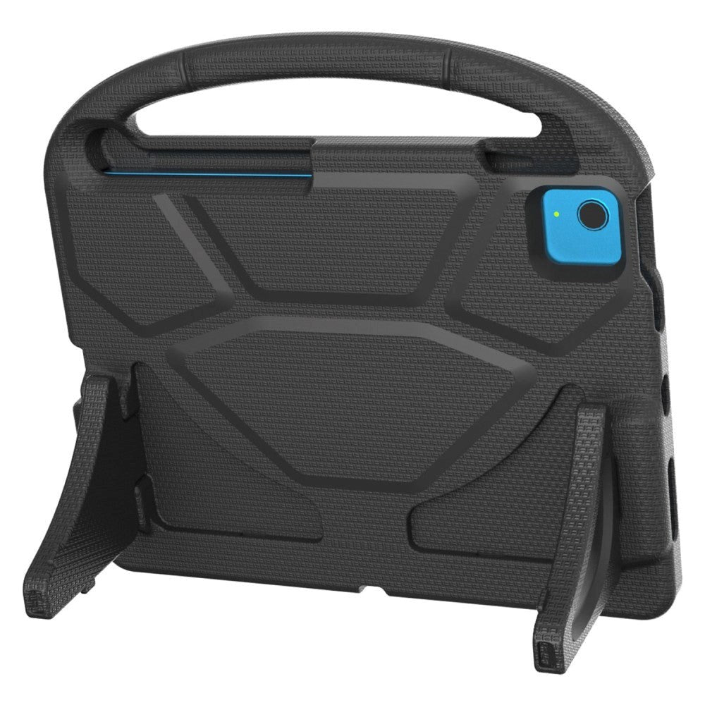 iPad 11" (2025) / iPad 10.9" (2024/2022) EVA Foam Barnskal med Stativ - Svart