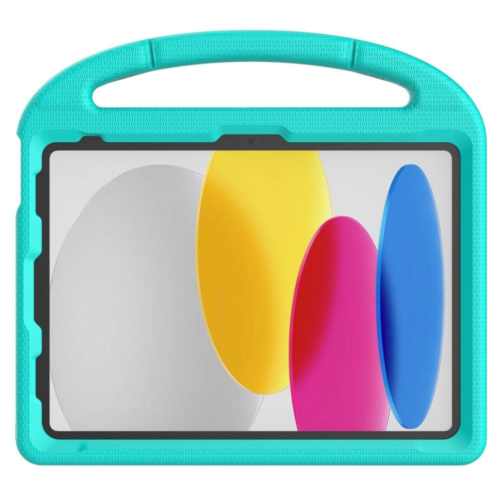 iPad 11" (2025) / iPad 10.9" (2024/2022) EVA Foam Barnskal med Stativ - Mint Grön