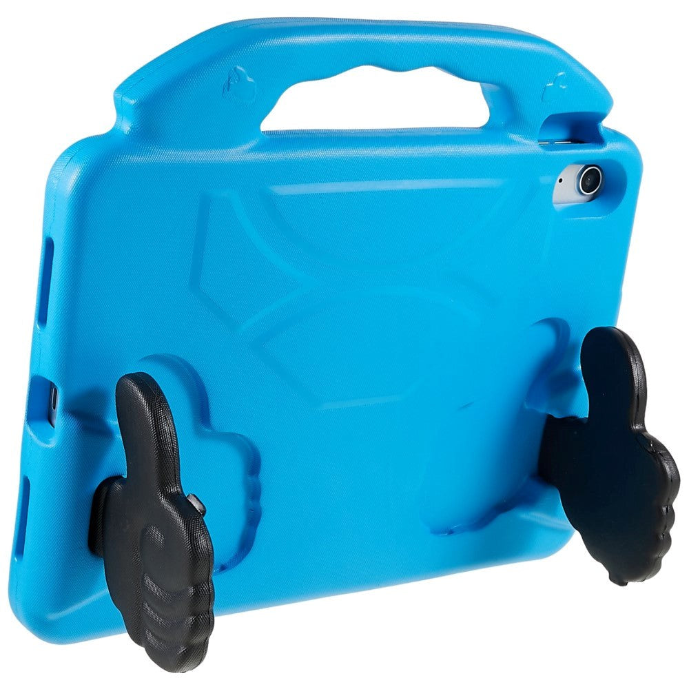 iPad 11" (2025) / iPad 10.9" (2024/2022) Barnskal med Stativfunktion - Tumme Upp - Blå