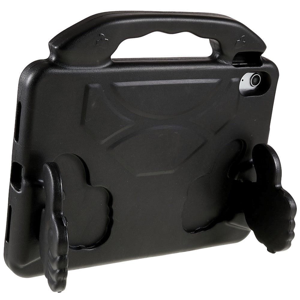 iPad 11" (2025) / iPad 10.9" (2024/2022) Barnskal med Stativfunktion - Tumme Upp - Svart