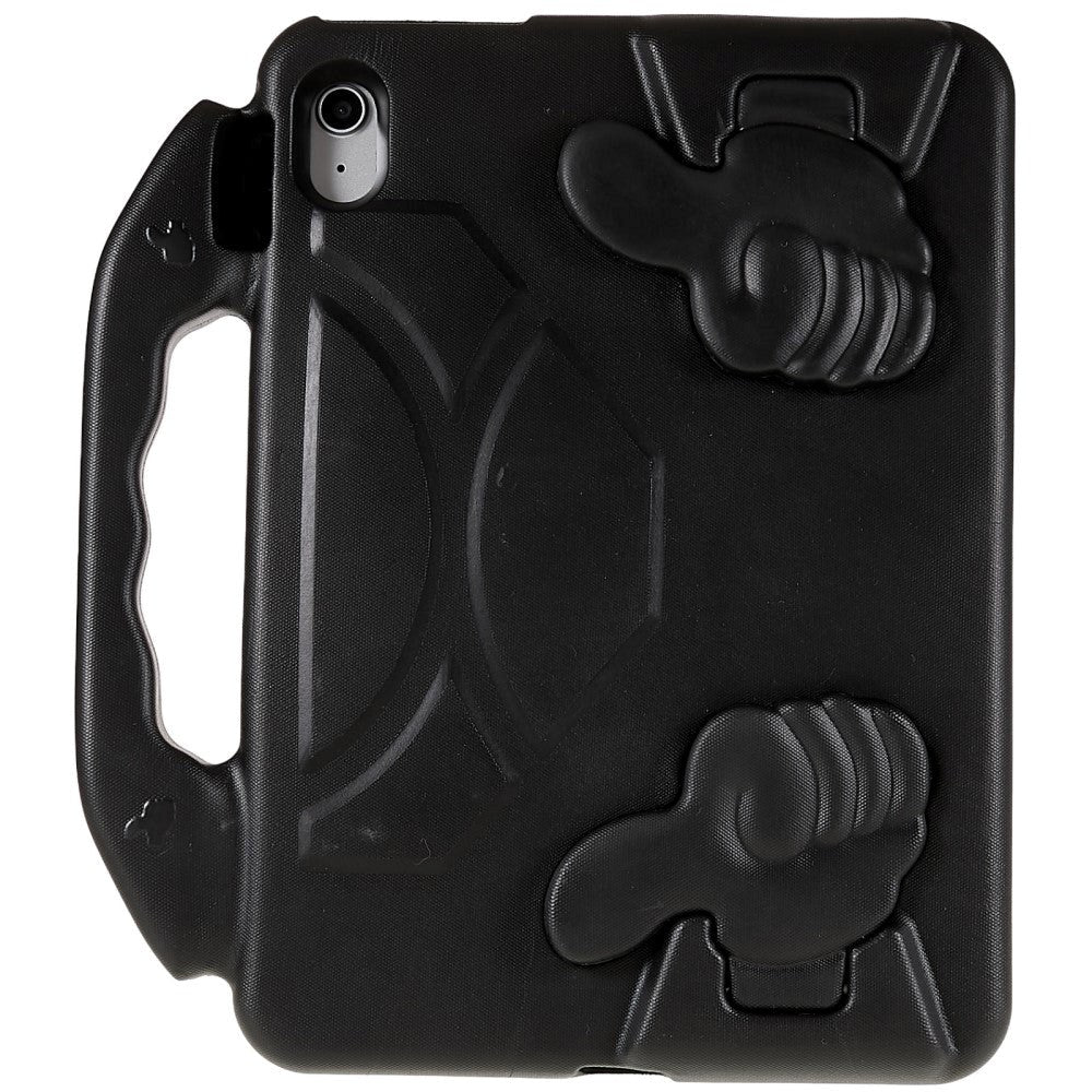 iPad 11" (2025) / iPad 10.9" (2024/2022) Barnskal med Stativfunktion - Tumme Upp - Svart