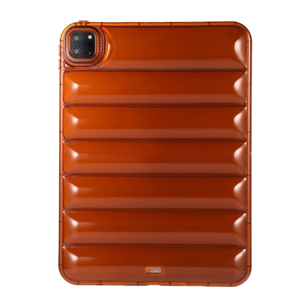 iPad Pro 11" (2022/2021/2020/2018) Flexibelt Plast Skal - Spår - Transparent / Brun