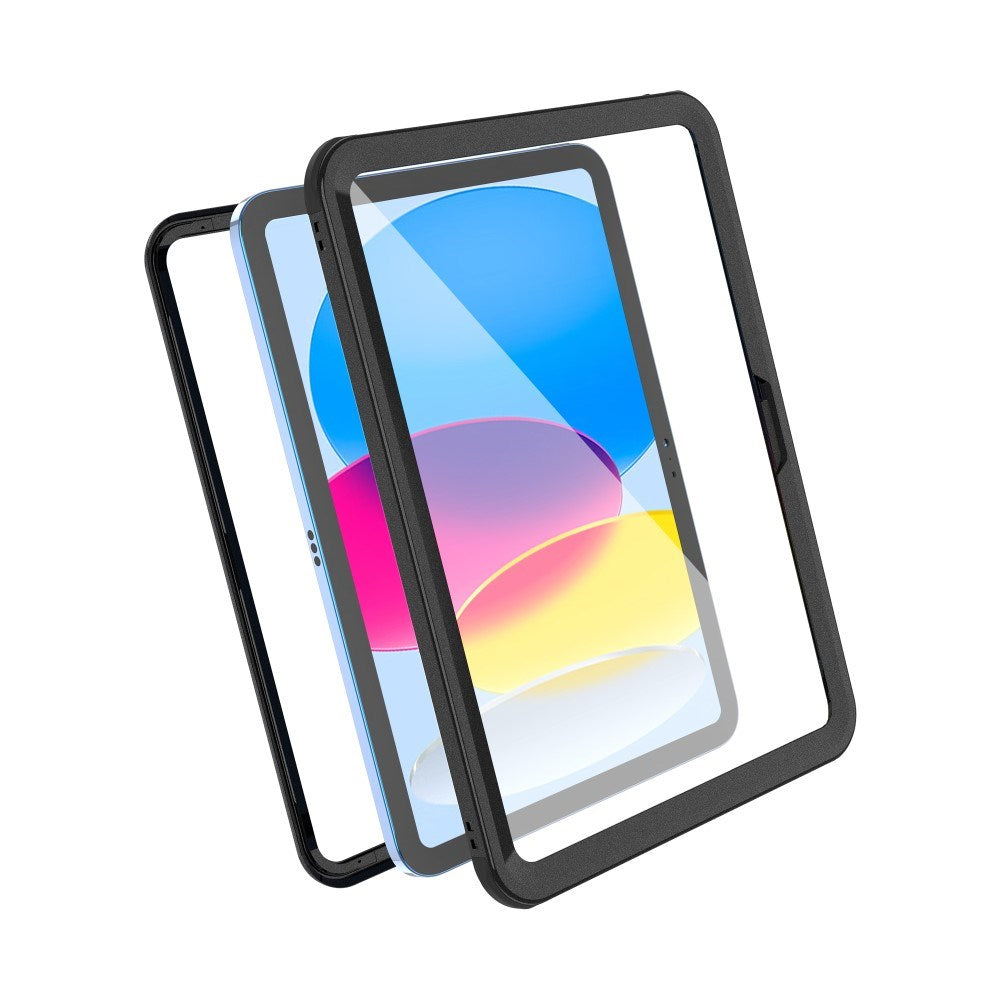 iPad 11" (2025) / iPad 10.9" (2024/2022) Vattentätt Craftsman Skal med Skärmskydd - Transparent / Svart