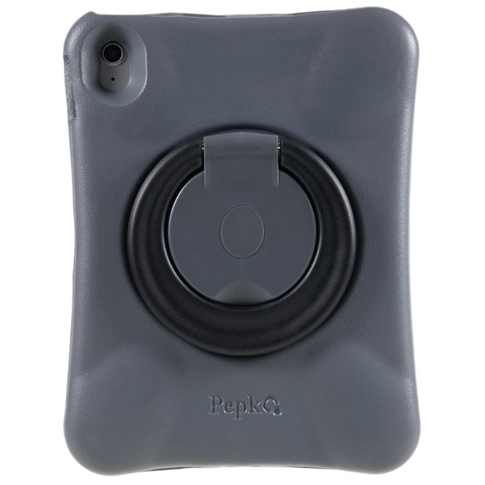 EIDERWOOD iPad 11" (2025) / 10.9" (2024 / 2022) Barnfodral med Stativfunktion - Grå / Svart