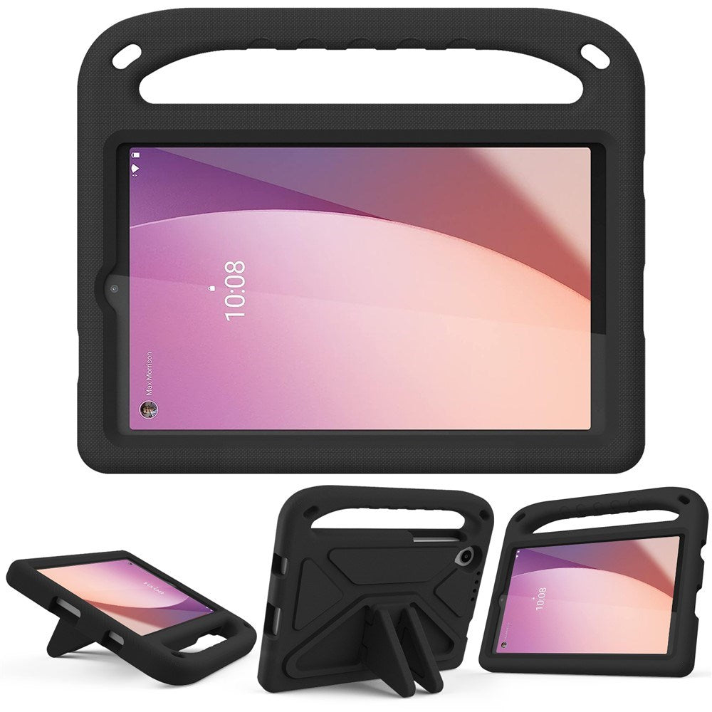 EIDERWOOD Lenovo Tab M8 (4. Gen.) Barn Skal m. Handtag & Ståfunktion - Svart