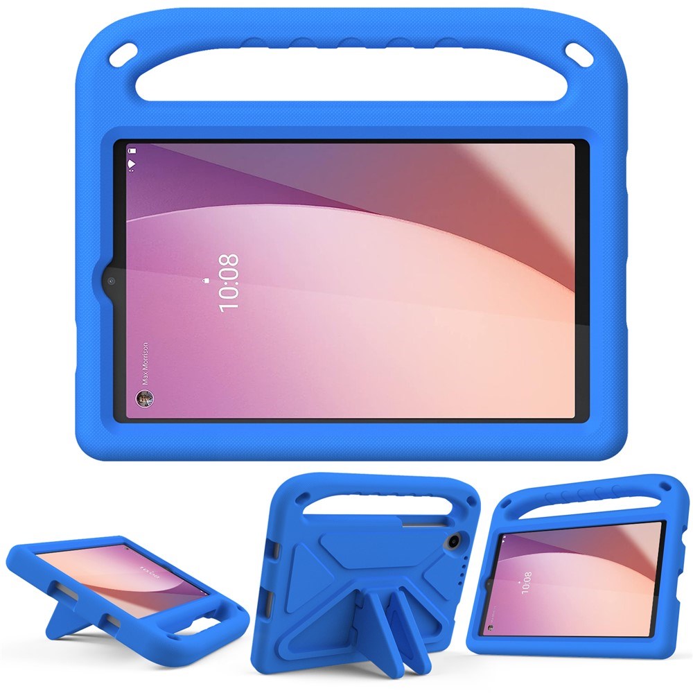 EIDERWOOD Lenovo Tab M8 (4. Gen.) Barn Skal m. Handtag & Ståfunktion - Blå