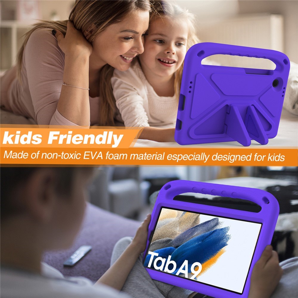 EIDERWOOD Samsung Galaxy Tab A11 / A9 Barnskal m. Kickstand - Lila