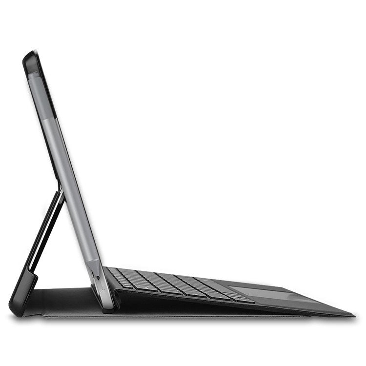 EIDERWOOD Microsoft Surface Go 4 Konstläder Flip Fodral - Blå