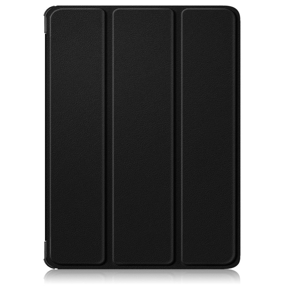 OnePlus Pad Go Tri-Fold Konstläder Fodral med Stativfunktion - Svart