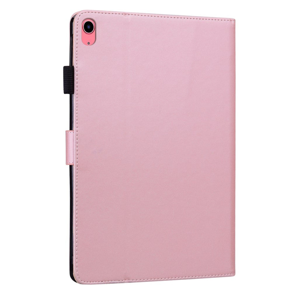 iPad 11" (2025) / iPad 10.9" (2024/2022) Flip Fodral i Läder med Djurmotiv - Rosa