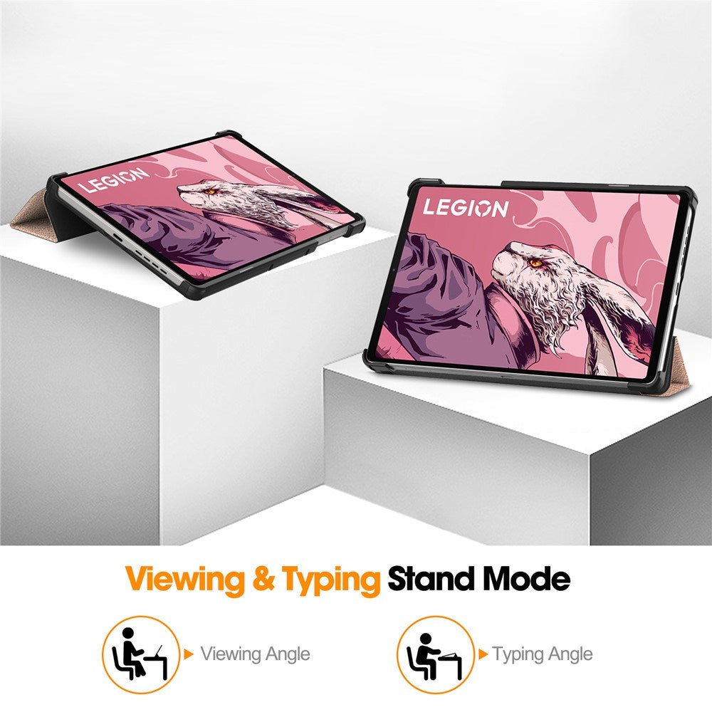Lenovo Legion Tab (3. Gen.) 8.8" EIDERWOOD Konstläder Fodral - Rose Gold