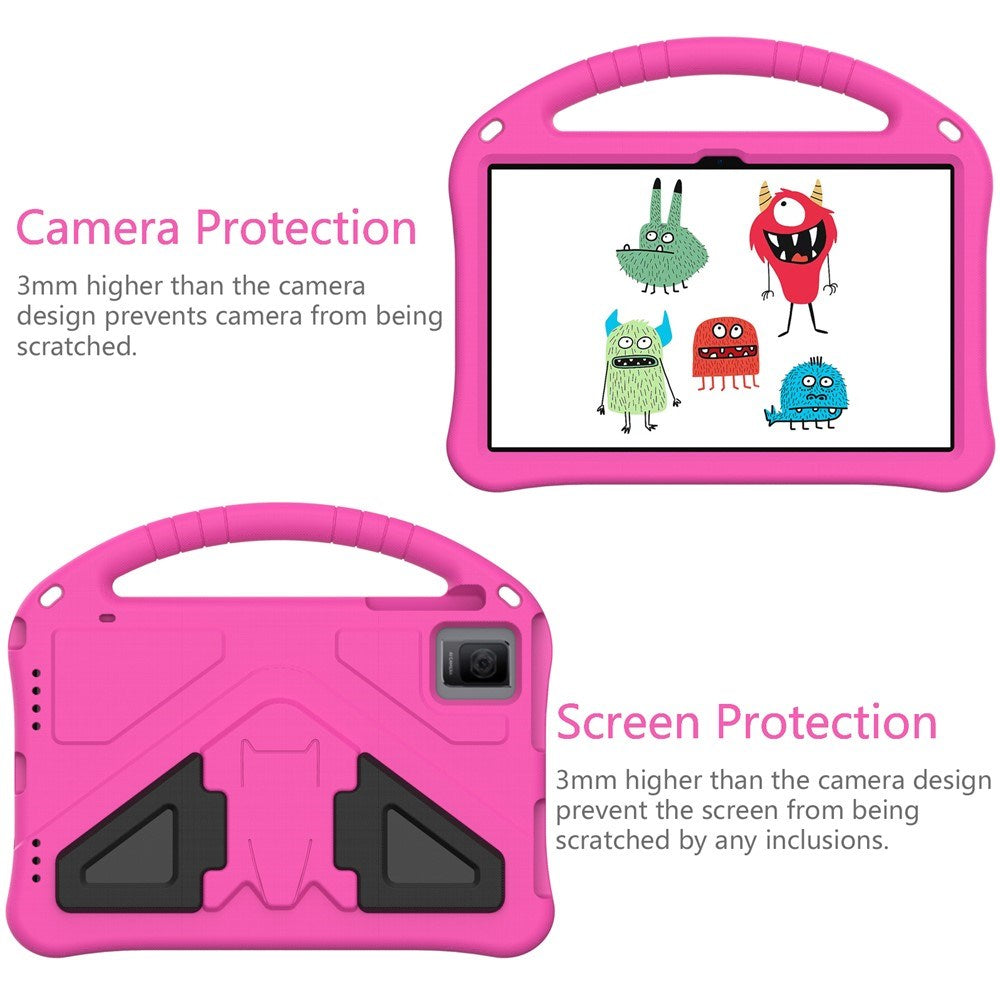TCL Tab 10 Gen2 EIDERWOOD Barn Skal m. Handtag & Stativfunktion - Rosa