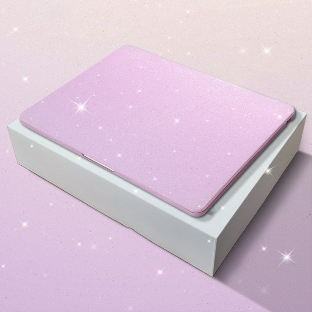 MacBook Air 13" M2/M3/M4 (2022-2025) Hård Plast Skal med Glitterdesign - Lila