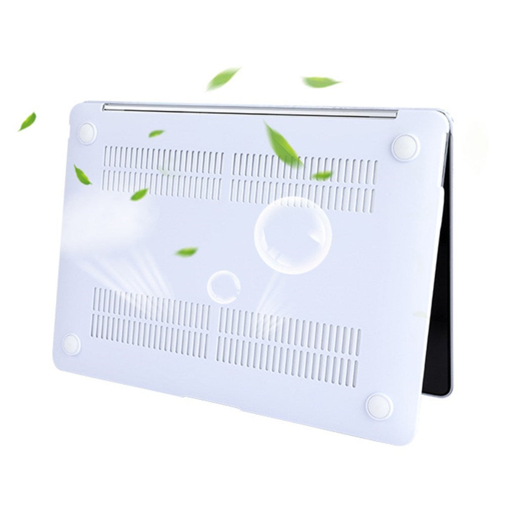 Macbook Pro 14 M5/M4/M3/M2/M1 (2025-2021) Hård Plast Skal – Lila Blommor